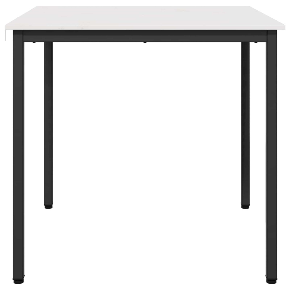 vidaXL Τραπεζαρία Λευκό 80 x 80 x 75 cm Στερεά ξυλεία πεύκου
