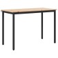 vidaXL Τραπεζαρία Φυσικό 110 x 55 x 75 cm Στερεά ξυλεία πεύκου