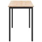 vidaXL Τραπεζαρία Φυσικό 110 x 55 x 75 cm Στερεά ξυλεία πεύκου