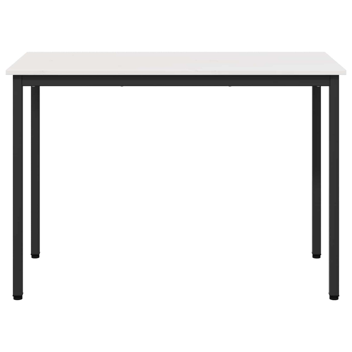 vidaXL Τραπεζαρία Λευκό 110 x 55 x 75 cm Στερεά ξυλεία πεύκου