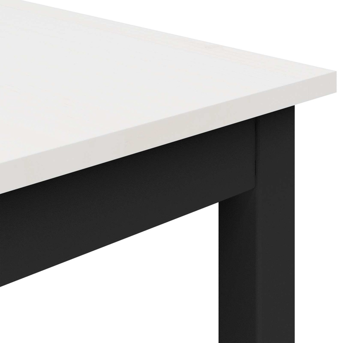 vidaXL Τραπεζαρία Λευκό 110 x 55 x 75 cm Στερεά ξυλεία πεύκου