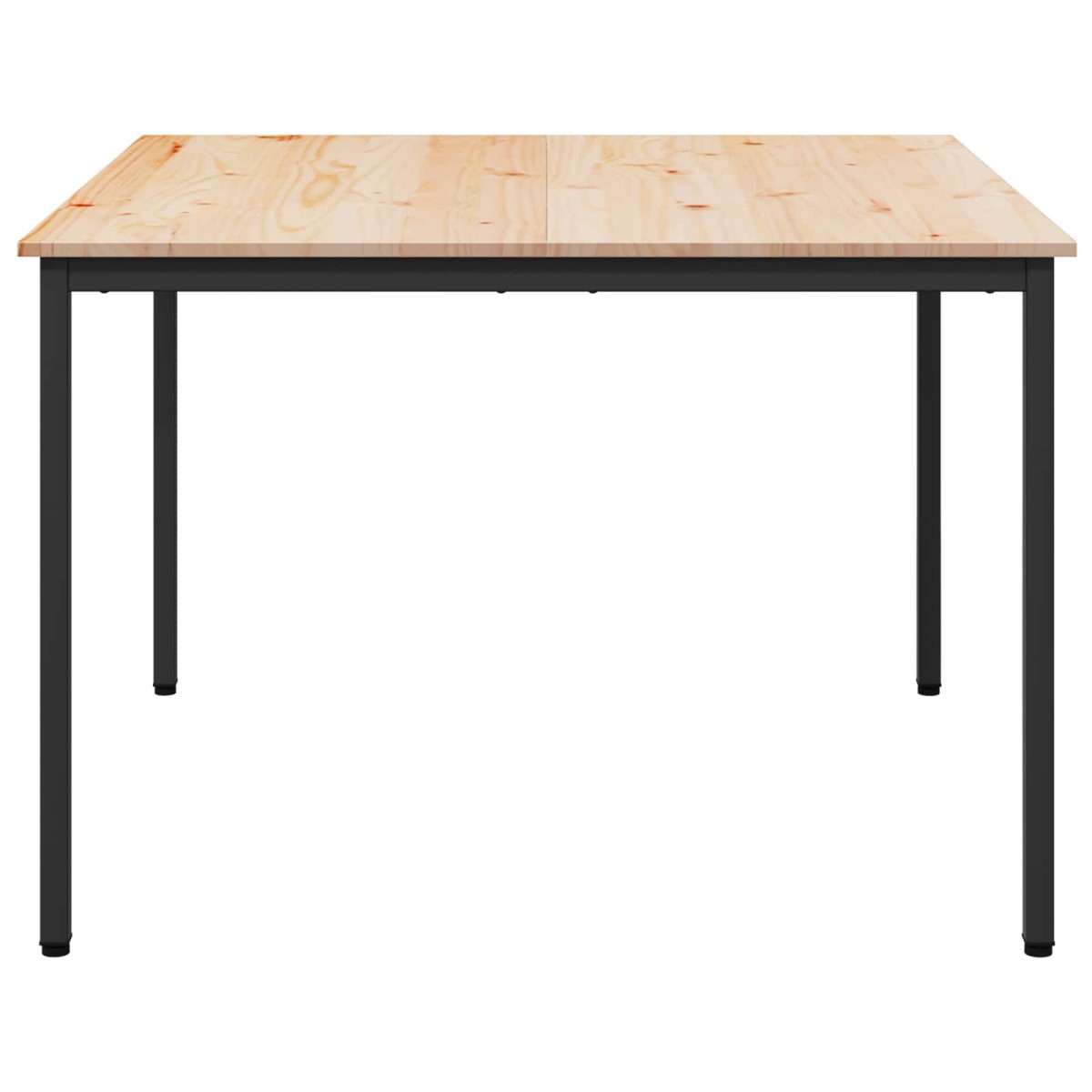 vidaXL Τραπεζαρία Φυσικό 110 x 110 x 75 cm Στερεά ξυλεία πεύκου