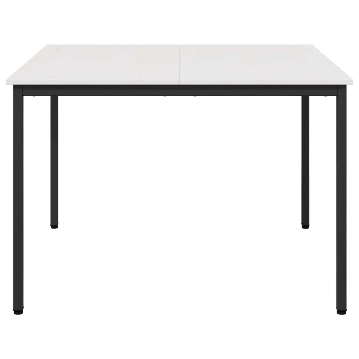 vidaXL Τραπεζαρία Λευκό 110 x 110 x 75 cm Στερεά ξυλεία πεύκου