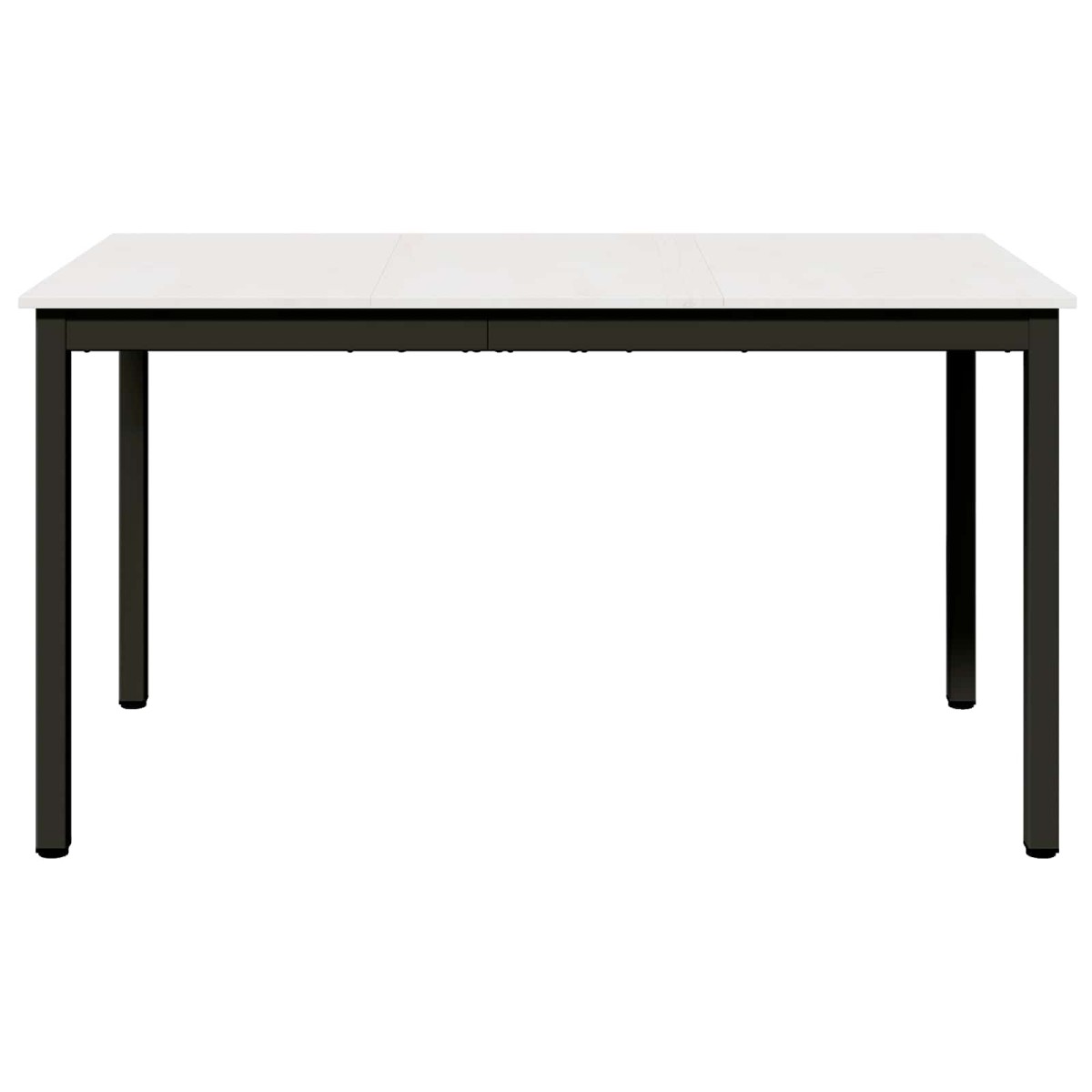 vidaXL Τραπεζαρία Λευκό 140 x 80 x 75 cm Στερεά ξυλεία πεύκου