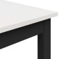 vidaXL Τραπεζαρία Λευκό 140 x 80 x 75 cm Στερεά ξυλεία πεύκου