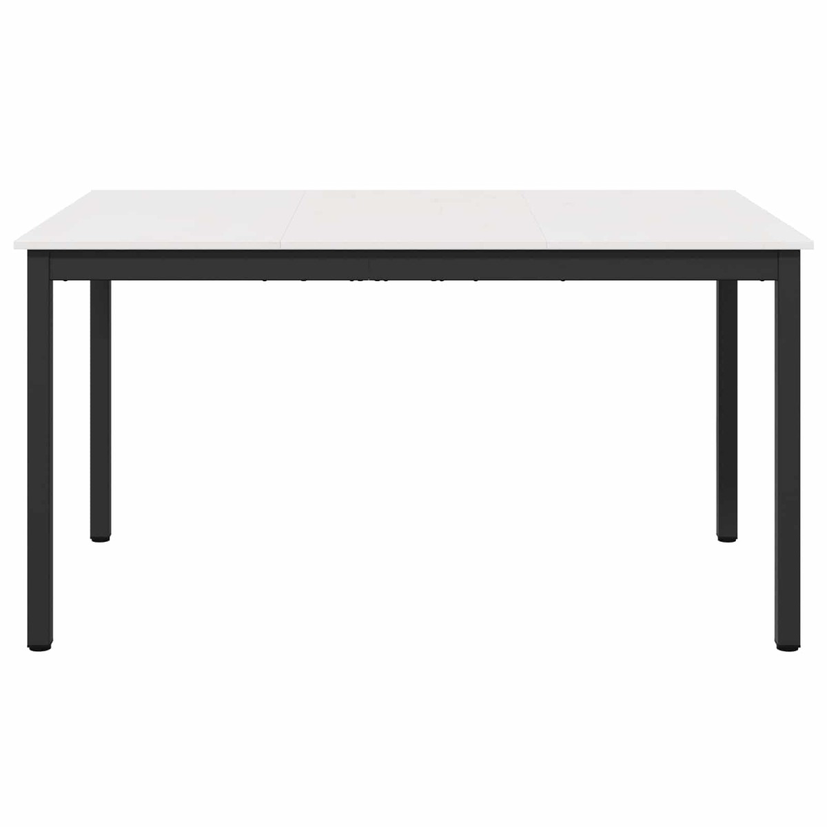 vidaXL Τραπεζαρία Λευκό 150 x 90 x 75 cm Στερεά ξυλεία πεύκου
