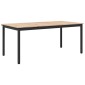 vidaXL Τραπεζαρία Φυσικό 180 x 90 x 75 cm Στερεά ξυλεία πεύκου