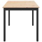 vidaXL Τραπεζαρία Φυσικό 180 x 90 x 75 cm Στερεά ξυλεία πεύκου