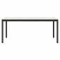 vidaXL Τραπεζαρία Λευκό 180 x 90 x 75 cm Στερεά ξυλεία πεύκου