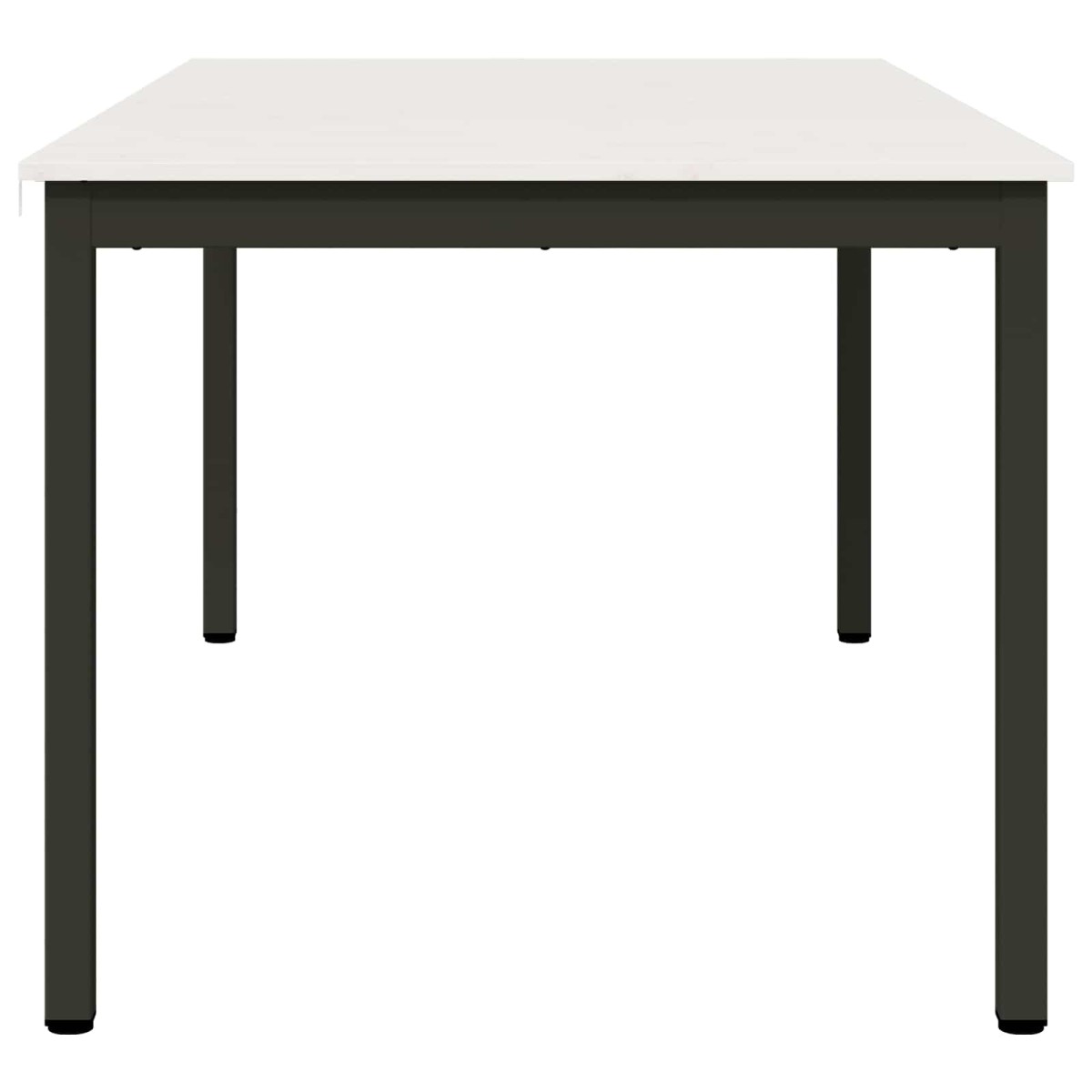 vidaXL Τραπεζαρία Λευκό 180 x 90 x 75 cm Στερεά ξυλεία πεύκου