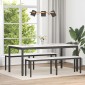 vidaXL Τραπεζαρία Λευκό 180 x 90 x 75 cm Στερεά ξυλεία πεύκου