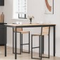 vidaXL Τραπέζι μπαρ Φυσικό 150 x 80 x 105 εκ. Στερεά ξυλεία πεύκου