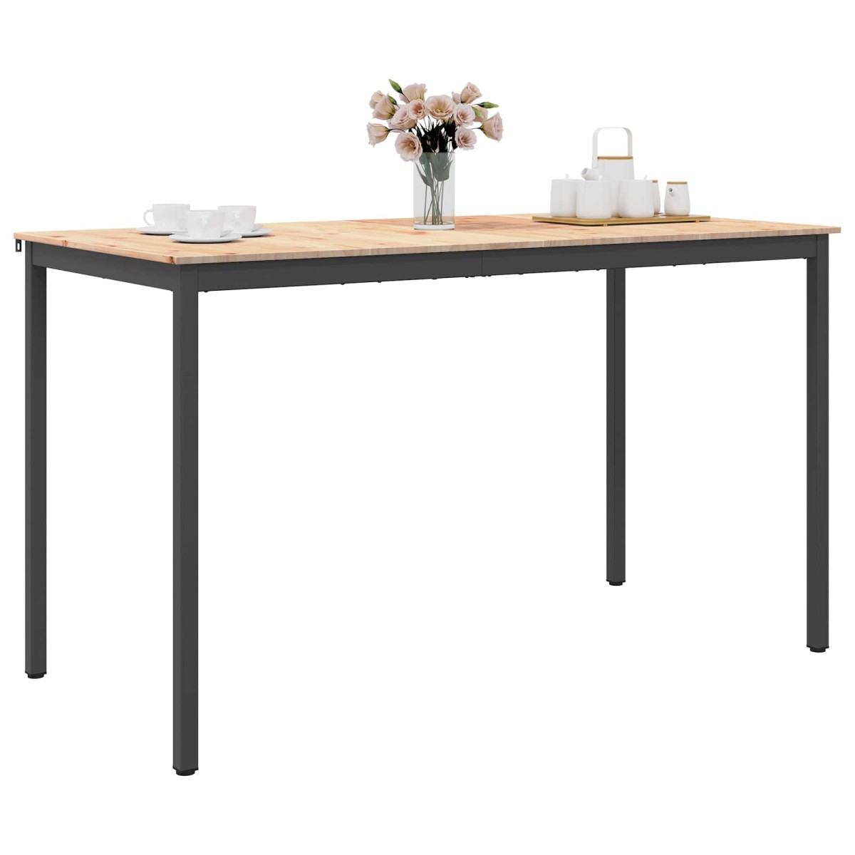 vidaXL Τραπέζι μπαρ Φυσικό 180 x 90 x 105 εκ. Στερεά ξυλεία πεύκου