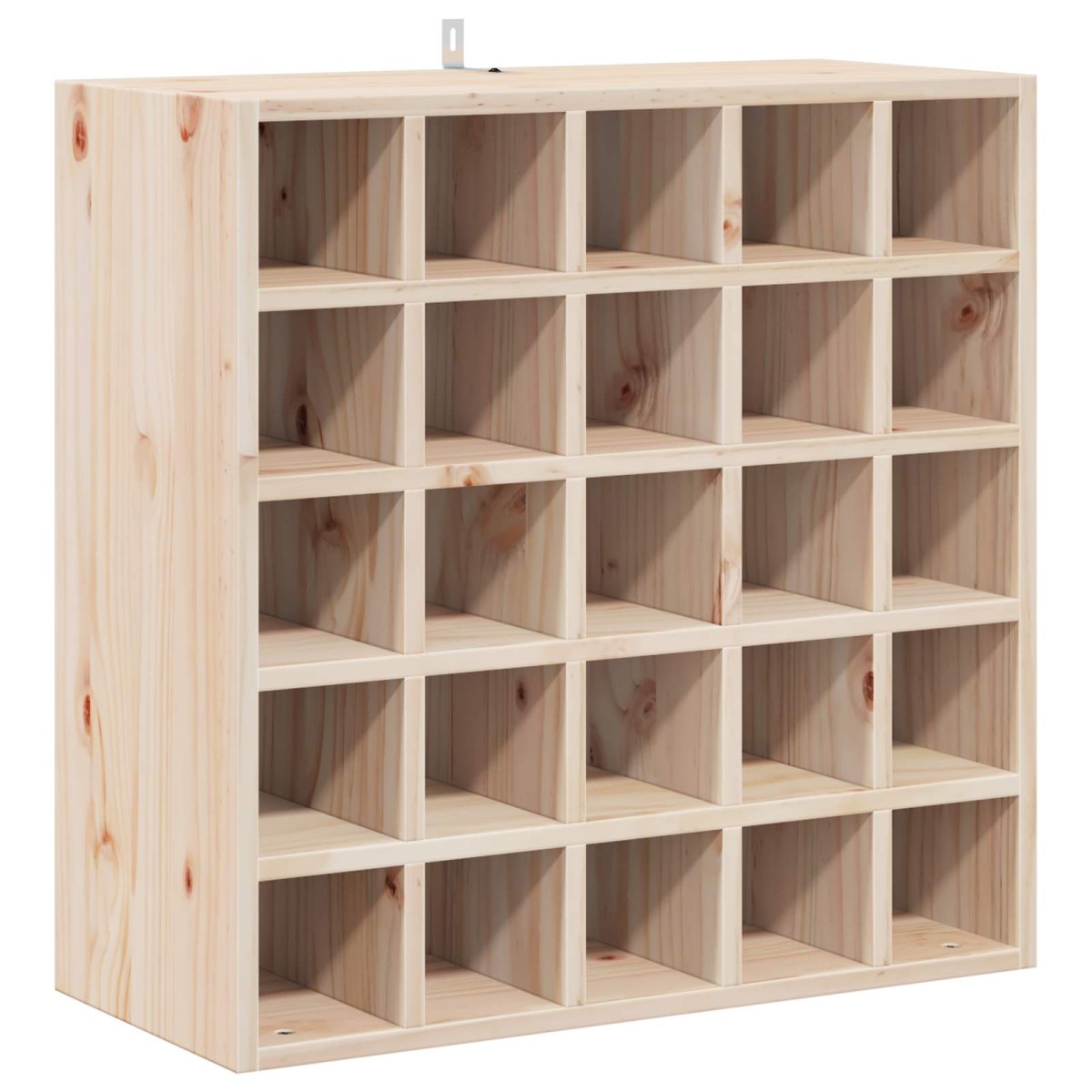 vidaXL Ράφι Κρασιού 2 τεμ. Φυσικό 56 x 25 x 56 cm Στερεά ξυλεία πεύκου