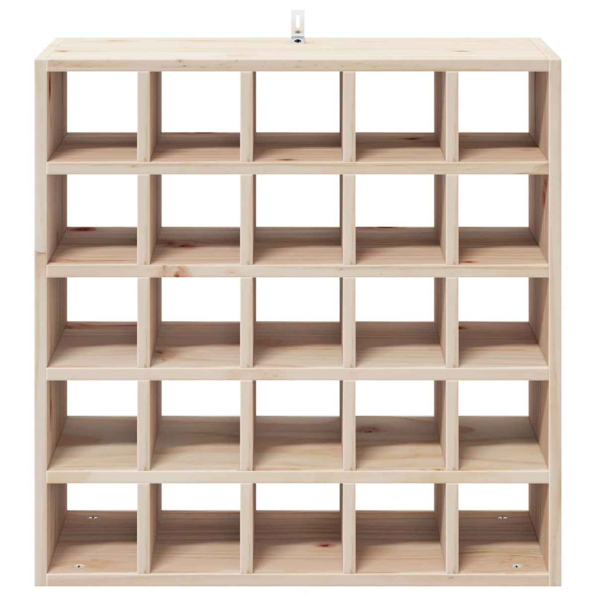 vidaXL Ράφι Κρασιού 2 τεμ. Φυσικό 56 x 25 x 56 cm Στερεά ξυλεία πεύκου
