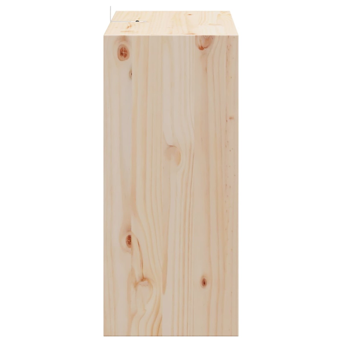 vidaXL Ράφι Κρασιού 2 τεμ. Φυσικό 56 x 25 x 56 cm Στερεά ξυλεία πεύκου