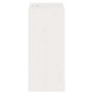 vidaXL Ράφι Κρασιού 2 τεμ. Λευκό 56 x 25 x 56 cm Στερεά ξυλεία πεύκου