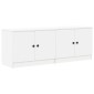vidaXL Ντουλάπα Αποθήκευσης για Κρεβάτι σε Loft 2 τμχ. Λευκό
