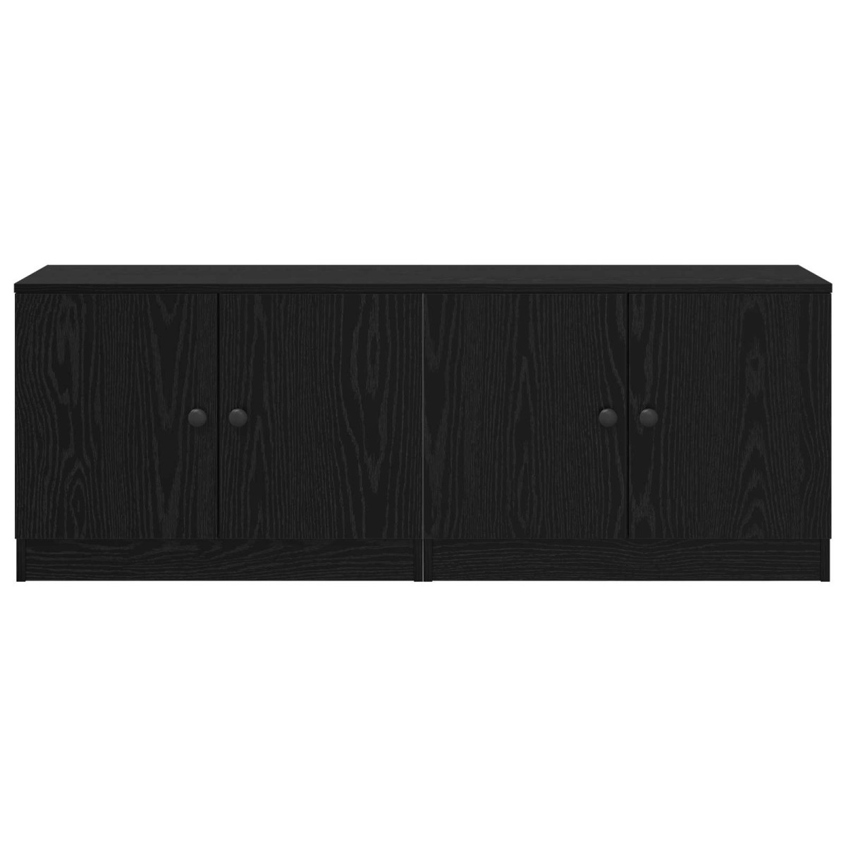 vidaXL Ντουλάπα Αποθήκευσης για Κρεβάτι σε Loft 2 τμχ. Μαύρη Δρυς
