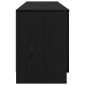 vidaXL Ντουλάπα Αποθήκευσης για Κρεβάτι σε Loft 2 τμχ. Μαύρη Δρυς