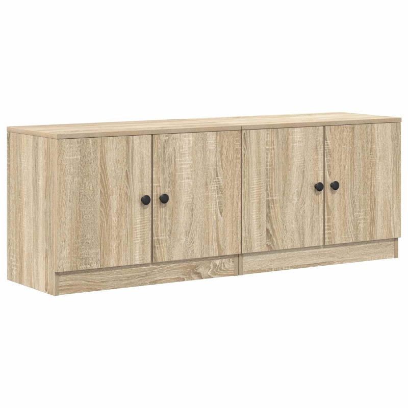 vidaXL Ντουλάπα Αποθήκευσης για Κρεβάτι σε Loft 2 τμχ. Sonoma Δρυς