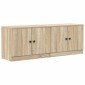 vidaXL Ντουλάπα Αποθήκευσης για Κρεβάτι σε Loft 2 τμχ. Sonoma Δρυς