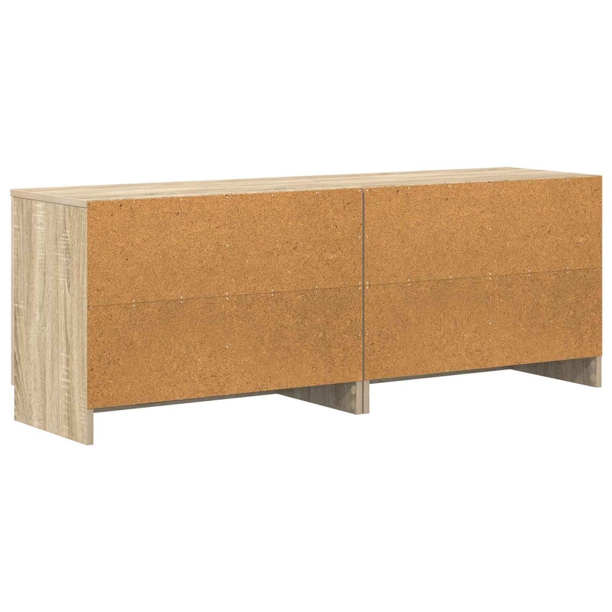 vidaXL Ντουλάπα Αποθήκευσης για Κρεβάτι σε Loft 2 τμχ. Sonoma Δρυς