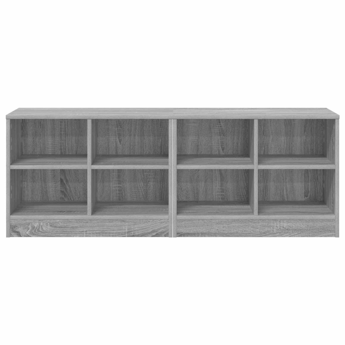 vidaXL Ντουλάπι κρεβατιού με ράφι 2 τμχ. Γκρι Sonoma 66 x 33 x 48 εκ.