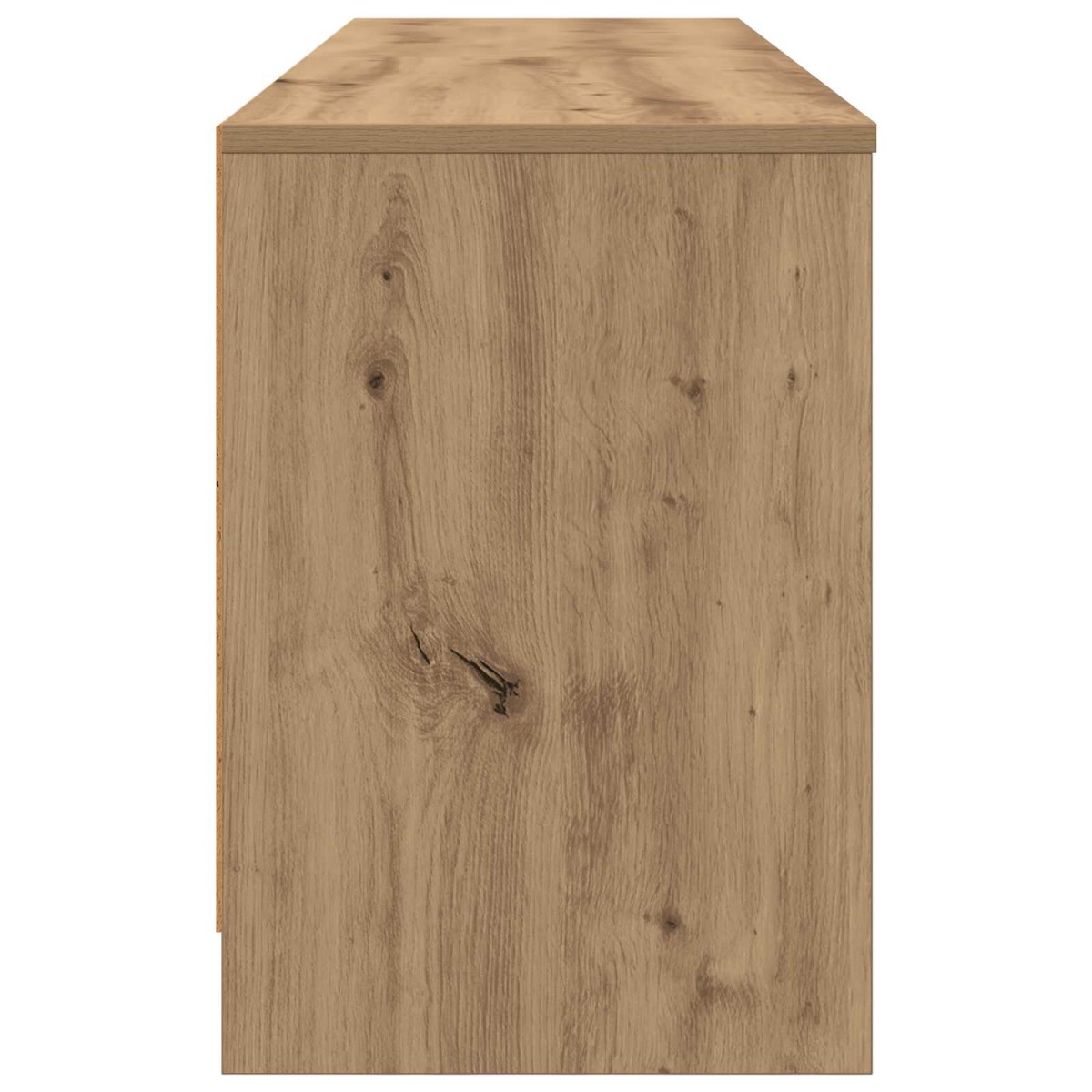 vidaXL Ντουλάπι κρεβατιού με ράφι 2 τμχ. Artisan Δρυς 66 x 33 x 48 εκ.