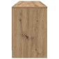 vidaXL Ντουλάπι κρεβατιού με ράφι 2 τμχ. Artisan Δρυς 66 x 33 x 48 εκ.