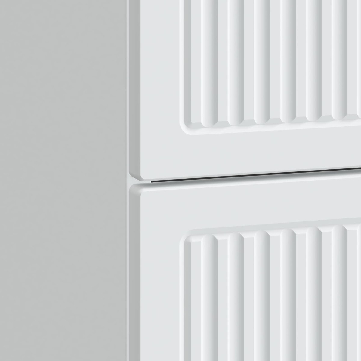 vidaXL Κομοδίνο Λευκό 43 x 34,5 x 47,5 εκ Επεξεργασμένο Ξύλο