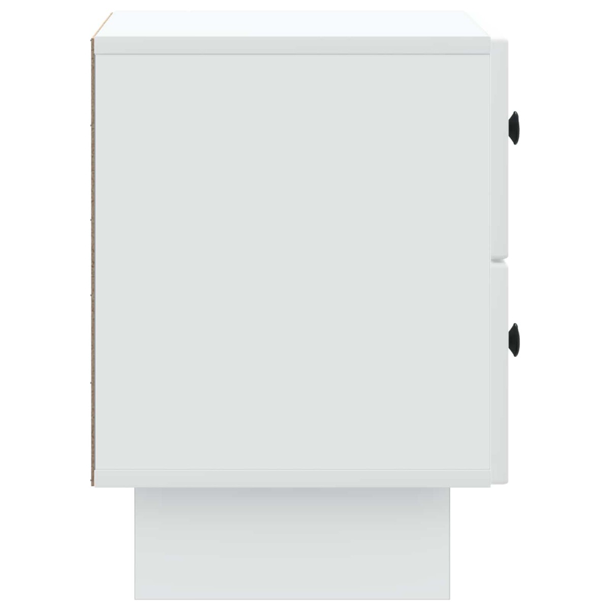 vidaXL Κομοδίνο 2 τμχ. Λευκό 43 x 34,5 x 47,5 εκ Επεξεργασμένο Ξύλο