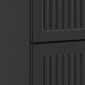 vidaXL Κομοδίνο Μαύρο 43 x 34,5 x 47,5 εκ Επεξεργασμένο Ξύλο