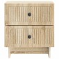 vidaXL Κομοδίνο 2 τμχ. Sonoma Δρυς 43 x 34,5 x 47,5 εκ