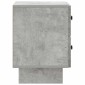 vidaXL Κομοδίνο 2 τμχ. Γκρι Σκυροδέματος 43 x 34,5 x 47,5 εκ