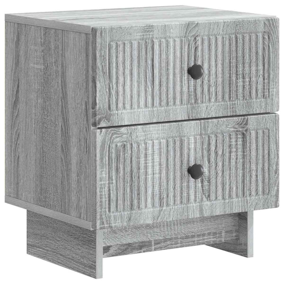vidaXL Κομοδίνο Γκρι Sonoma 43 x 34,5 x 47,5 εκ Επεξεργασμένο Ξύλο
