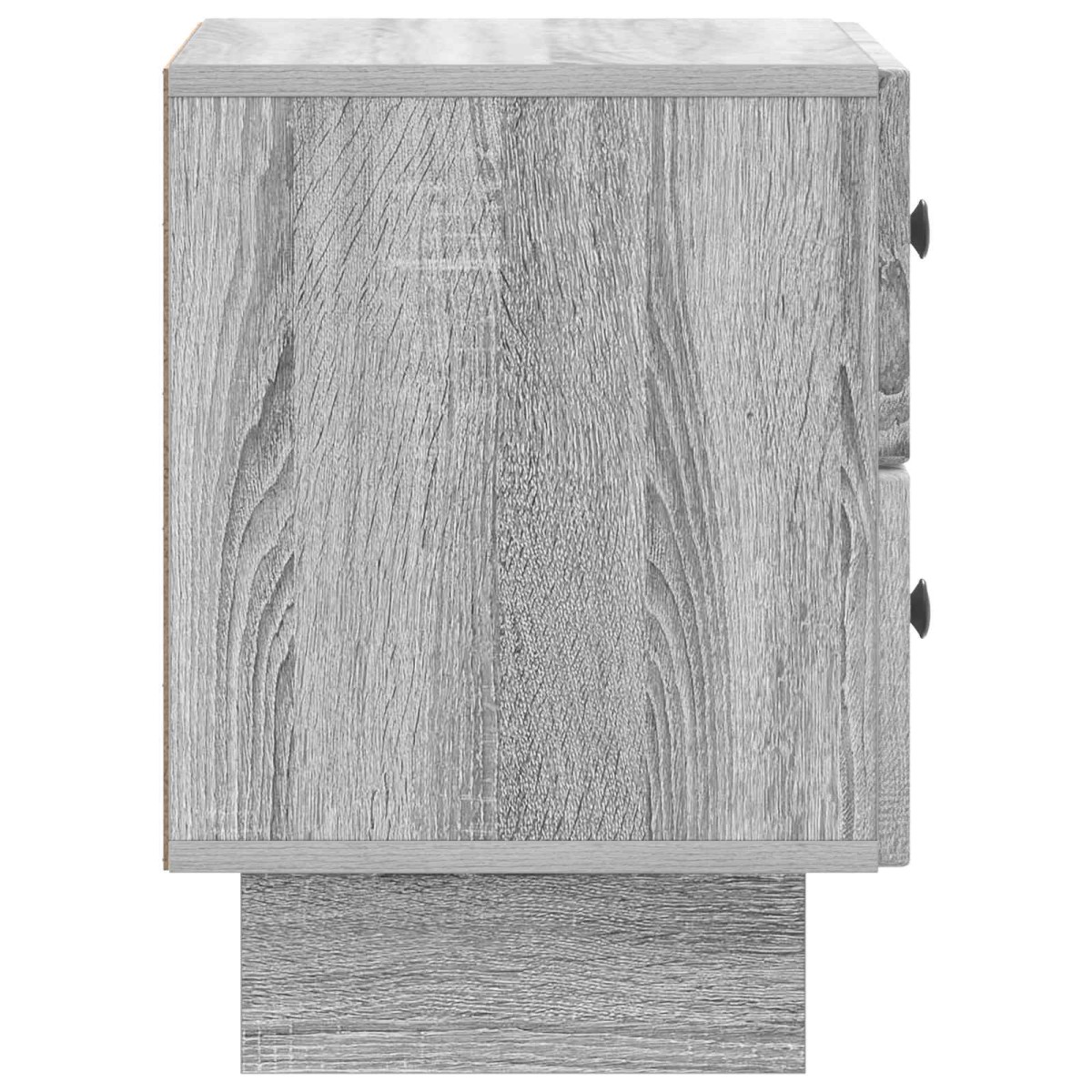 vidaXL Κομοδίνο 2 τμχ. Γκρι Sonoma 43 x 34,5 x 47,5 εκ