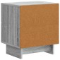 vidaXL Κομοδίνο 2 τμχ. Γκρι Sonoma 43 x 34,5 x 47,5 εκ
