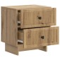 vidaXL Κομοδίνο Artisan Δρυς 43 x 34,5 x 47,5 εκ Επεξεργασμένο Ξύλο