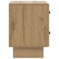 vidaXL Κομοδίνο 2 τμχ. Artisan Δρυς 43 x 34,5 x 47,5 εκ