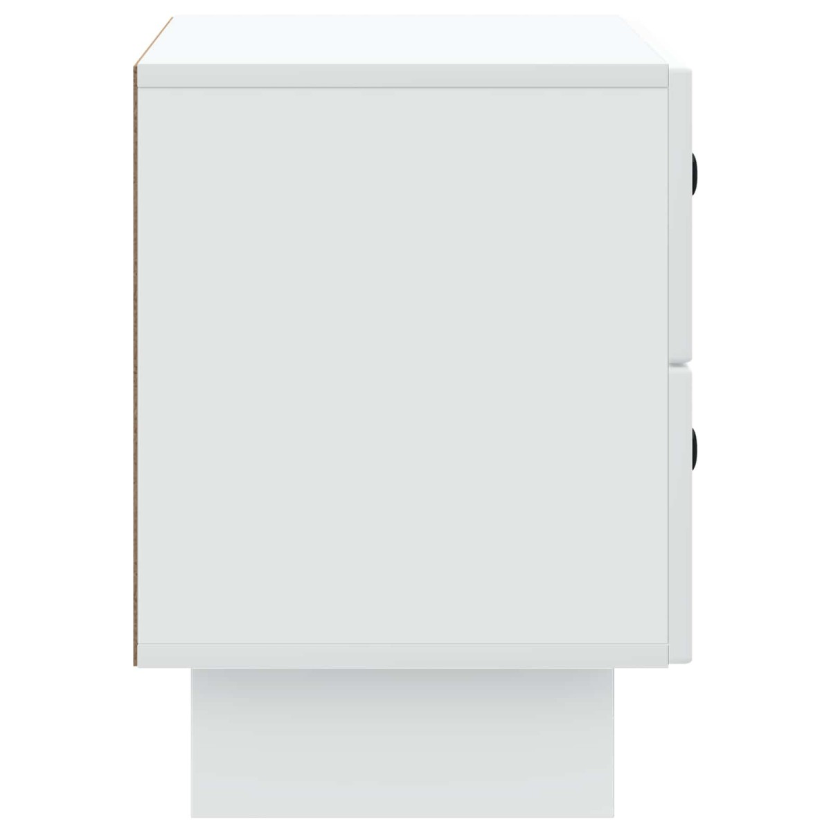 vidaXL Κομοδίνο Λευκό 62 x 34,5 x 47,5 εκ Επεξεργασμένο Ξύλο