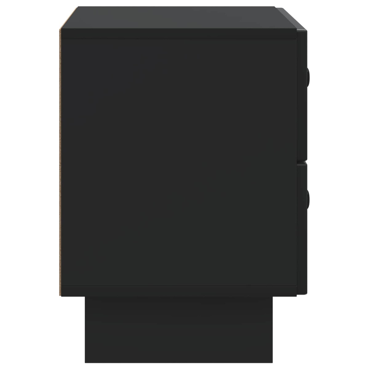 vidaXL Κομοδίνο Μαύρο 62 x 34,5 x 47,5 εκ Επεξεργασμένο Ξύλο