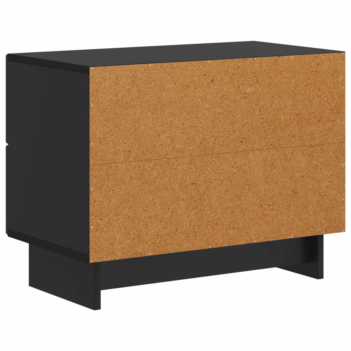 vidaXL Κομοδίνο Μαύρο 62 x 34,5 x 47,5 εκ Επεξεργασμένο Ξύλο