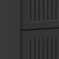 vidaXL Κομοδίνο Μαύρο 62 x 34,5 x 47,5 εκ Επεξεργασμένο Ξύλο