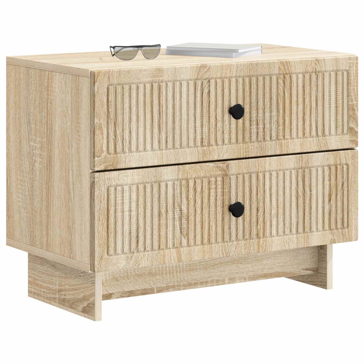 vidaXL Κομοδίνο Sonoma Δρυς 62 x 34,5 x 47,5 εκ Επεξεργασμένο Ξύλο