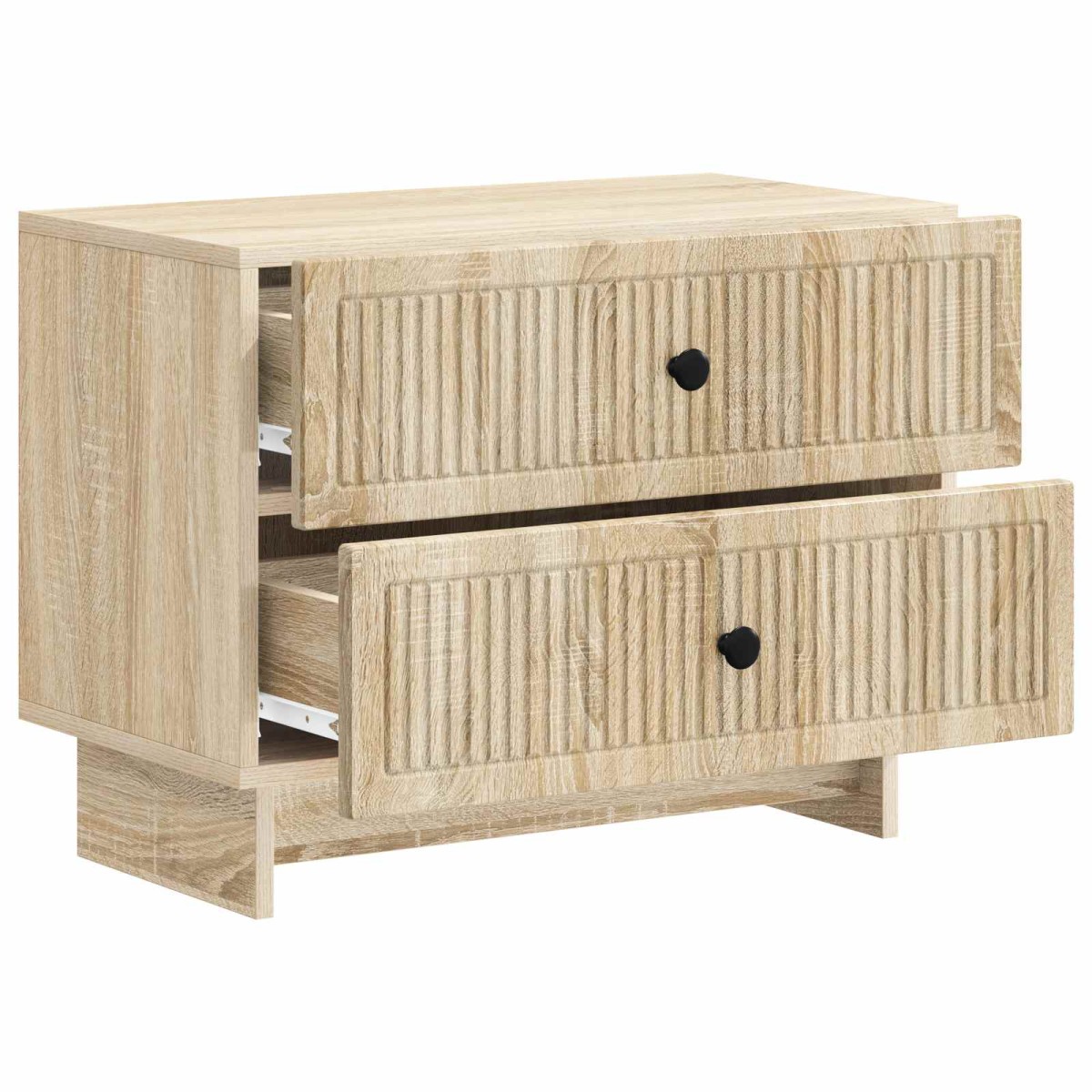 vidaXL Κομοδίνο Sonoma Δρυς 62 x 34,5 x 47,5 εκ Επεξεργασμένο Ξύλο