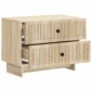 vidaXL Κομοδίνο Sonoma Δρυς 62 x 34,5 x 47,5 εκ Επεξεργασμένο Ξύλο