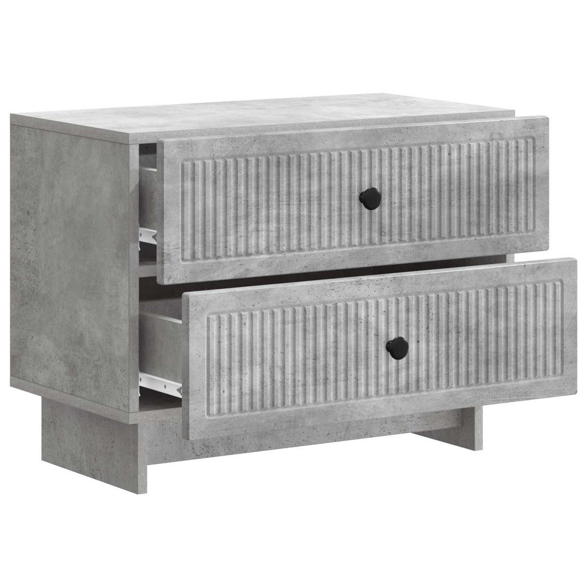 vidaXL Κομοδίνο Γκρι Σκυροδέματος 62 x 34,5 x 47,5 εκ