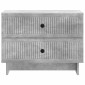 vidaXL Κομοδίνο Γκρι Σκυροδέματος 62 x 34,5 x 47,5 εκ
