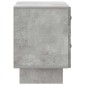 vidaXL Κομοδίνο Γκρι Σκυροδέματος 62 x 34,5 x 47,5 εκ